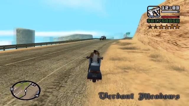 4 Stars Cops VS CJ ON BIKE- GTA San Andreas смотреть онлайн
