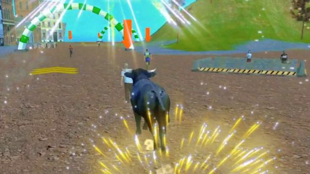 Lola Vaca Attack Man And Animal Bulls Attack Android Game Part 1848. смотреть онлайн