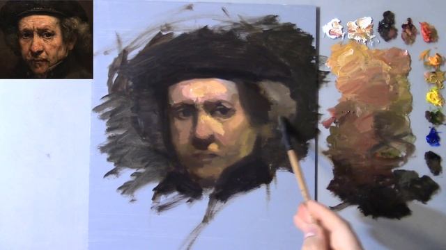 Portrait Painting Tutorial | Rembrandt Master Copy