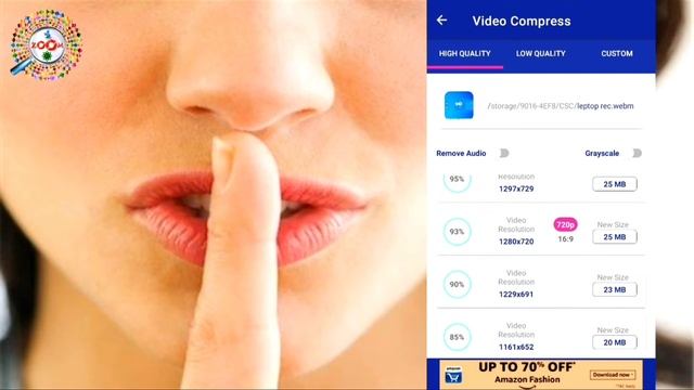 वीडियो का साइज कम करना सीखे बिना Quality Loss किये || Reduce Video Size Without Losing Quality смотреть онлайн
