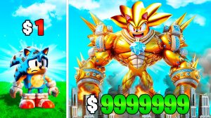 ПРОКАЧАЛ РОБЛОКС СОНИКА ЗА $1 ДО РОБЛОКС СОНИКА ЗА $1,000,000 в ГТА 5 ОНЛАЙН (GTA 5 ONLINE)