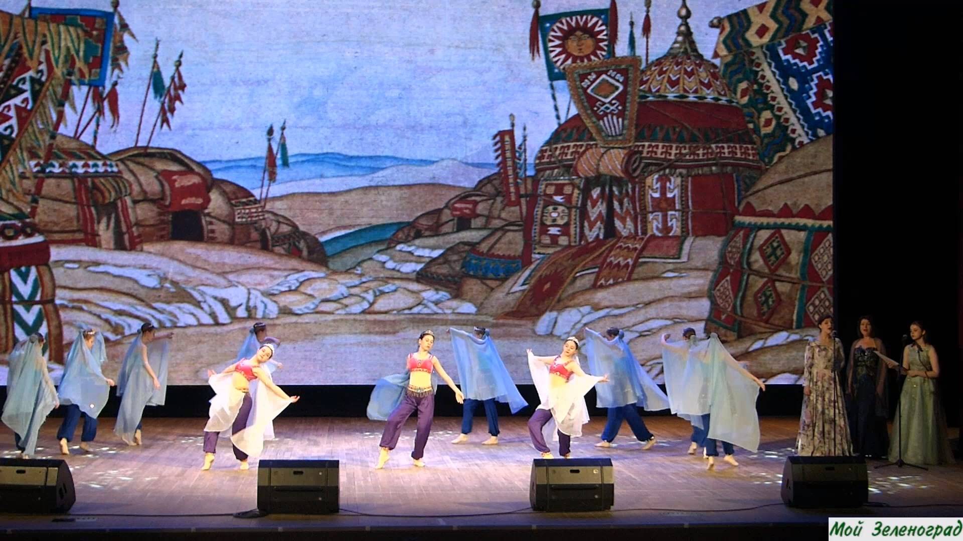 Балетная студия «Грация», вокал Д. Христенкова, Д. Пасечник, Л. Тараканова. Улетай на крыльях ветра смотреть онлайн