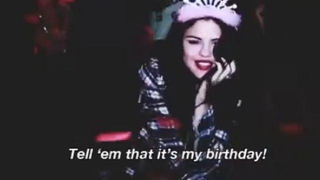 Selena gomez-birthday gif-video смотреть онлайн