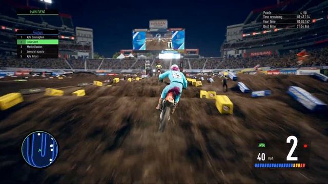 Monster Energy Supercross:The Official Videogame 3 - John Short - Gameplay (ПК) смотреть онлайн