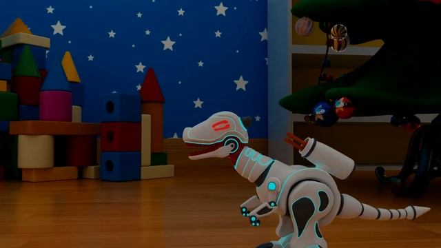 Машинки Мокас и динозавр - подарок Новый ГОД - Развивающие мультики про машинки смотреть онлайн