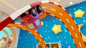 Машинки в бассейне! Мультики для малышей про машинки Мокас — Развивающие мультфильмы для детей