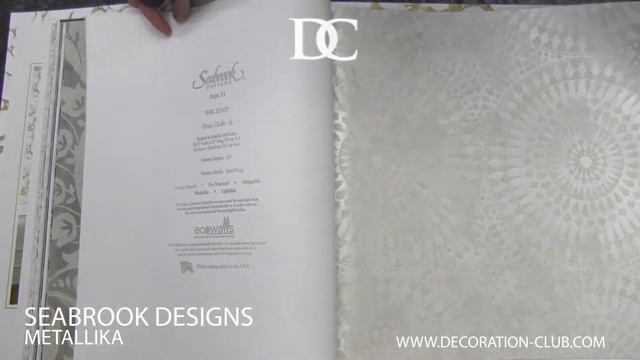 Обои SEABROOK DESIGNS Metallika смотреть онлайн