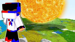 СОЛНЦЕ ПАДАЕТ на ЗЕМЛЮ КАК ВЫЖИТЬ в МАЙНКРАФТ ДЕВУШКА ВИДЕО ТРОЛЛИНГ MINECRAFT Евгенбро