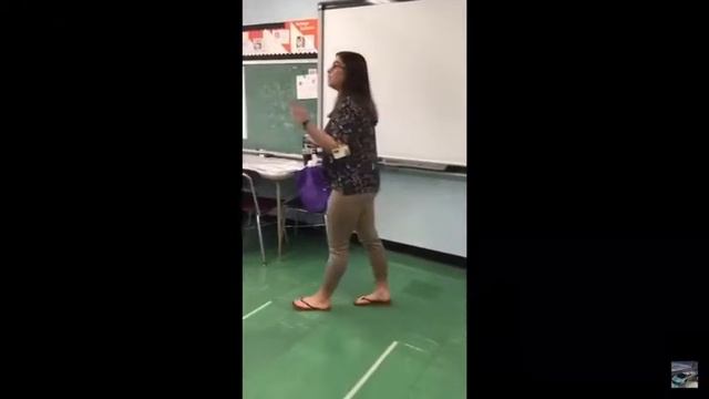 Teacher raps to Bodak Yellow 😂 смотреть онлайн