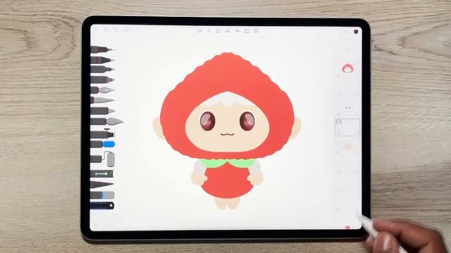 How To Draw a charming strawberry girl - Live Series - Part 130 смотреть онлайн