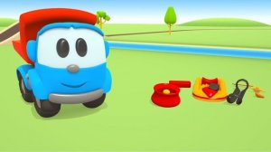 Грузовичок Лева - Развивающие детские песенки - Учим алфавит