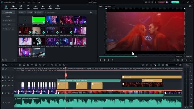 FILMORA 12 - 5 BEST MUSIC VIDEO EFFECTS - COMPLETE MUSIC VIDEO EDITING TUTORIAL FOR BEGINERS смотреть онлайн