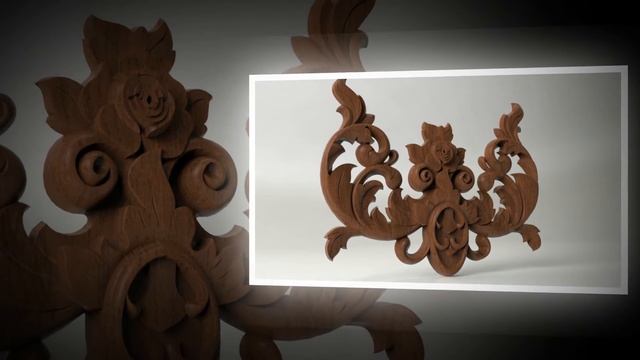 Резьба по дереву в SolidWorks. Портфолио за 2015 год смотреть онлайн