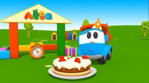 Развивающие мультики и Песенки для детей Грузовичок Лева. Вкусные серии