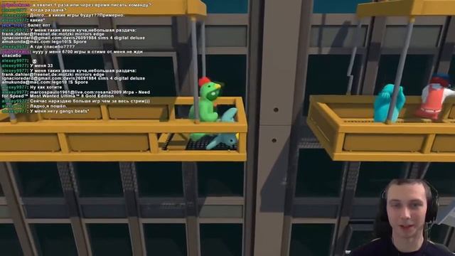 СМЕШНЫЕ МОМЕНТЫ TWITCH#7 Kokawe4ka & Turboenot CoopClub gang beasts смотреть онлайн