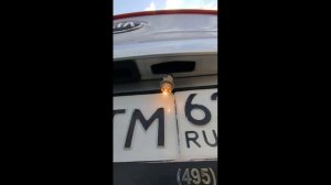 Замена лампы подсветки номера Kia Sportage IV