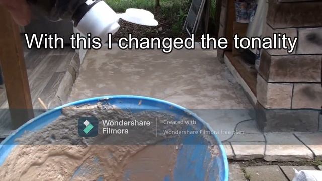 How to make cheap and easy Colored Cement finished. смотреть онлайн