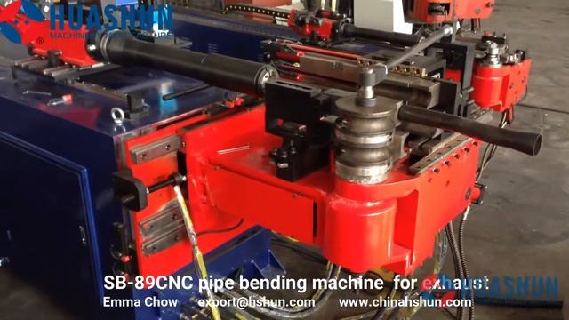 HUASHUN 89CNC pipe bending machine for automobile exhaust смотреть онлайн