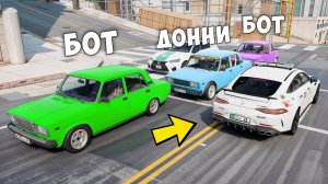 БИТВА ВОРОВ ПРОТИВ КОПОВ В BEAMNG DRIVE! ОБМАНУЛ ГЛУПЫХ КОПОВ И УГНАЛ ЧИТ ТАЧКУ!