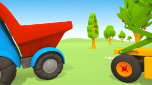 Грузовичок Лёва - машинки конструктор - Мультики про машинки - Грузовичок Лёва собирает подъёмник