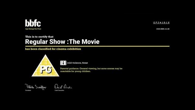 Regular Show the Movie BBFC PG Rating смотреть онлайн