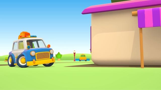 Учим фигуры и цвета - Машинки приехали в магазин Грузика - Мультики для детей смотреть онлайн