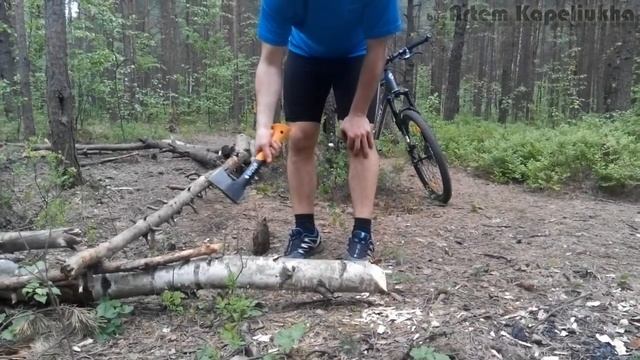 Дрова и Fiskars X7 смотреть онлайн