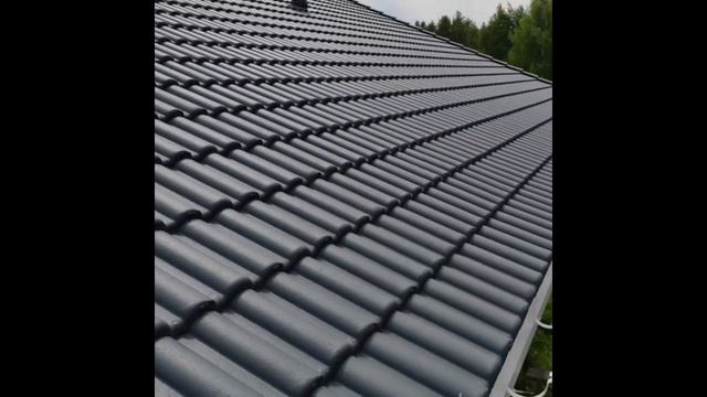 Минеральная черепица BRAAS - ТАУНУС-Графит смотреть онлайн