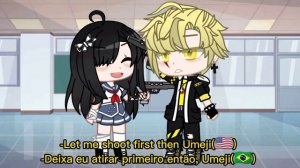 {🔫}•I shoot first•{Meme}GC(❤Yandere simulator🔪) /Horuda x Umeji{🔫}