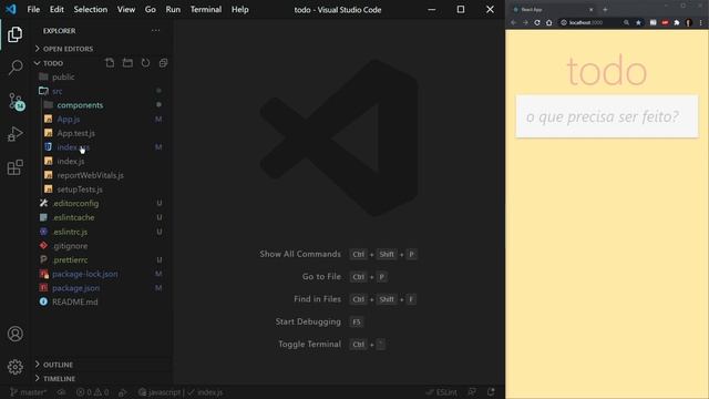 React Native - TODO - 0112 - Refatorando o projeto - Parte 4 смотреть онлайн