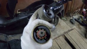 Vento max 200 снятие, установка, разбор, смазка стартера. Скрип при запуске двигателя