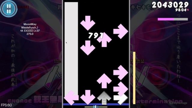 [Malody V 4K] MixxioN [EXCEED Lv. 37] 96.83% 7❌ смотреть онлайн