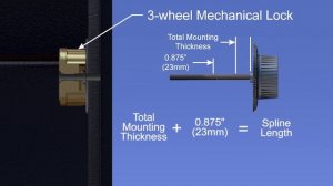 LA GARD Mechanical Lock: All Locks (except 3390) - How to Install