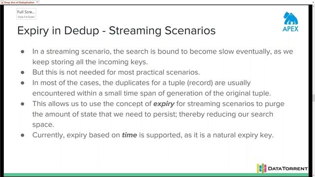 Deep dive of Deduplication using Apache Apex and RTS смотреть онлайн