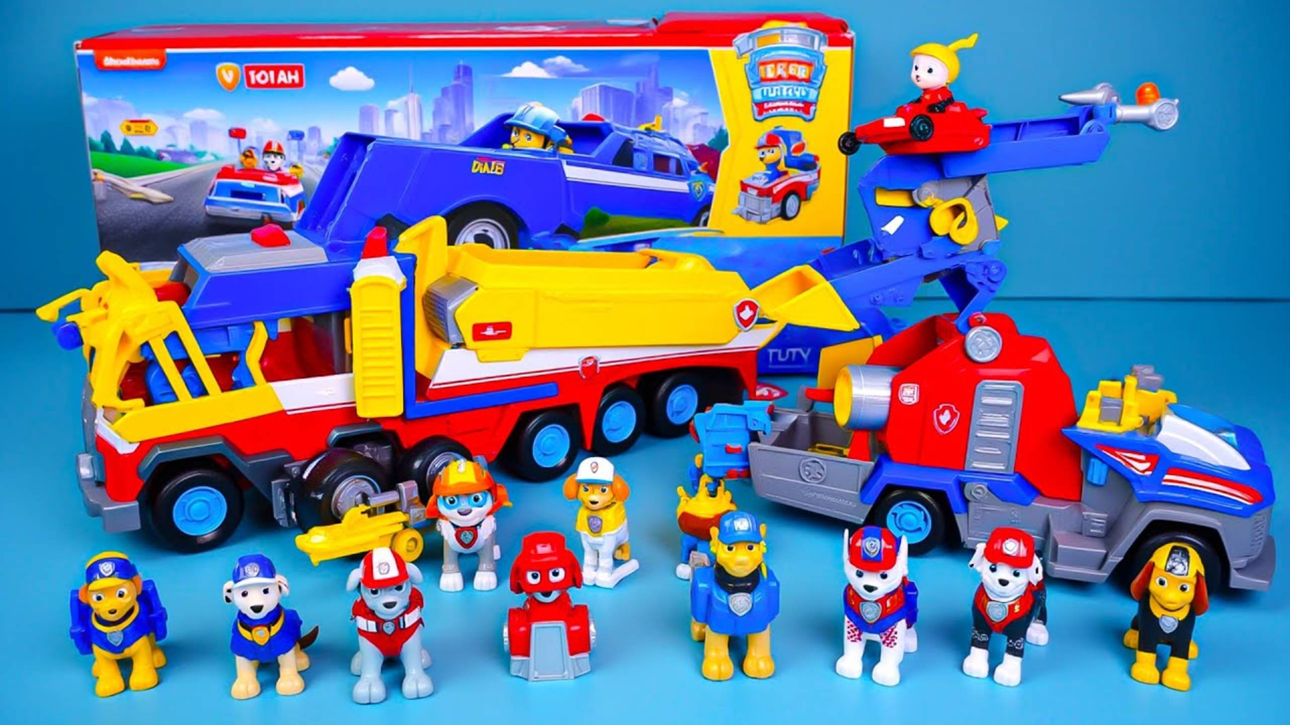 Распаковки игрушек Щенячий патруль — 6 милых игрушек для спасения щенков смотреть онлайн