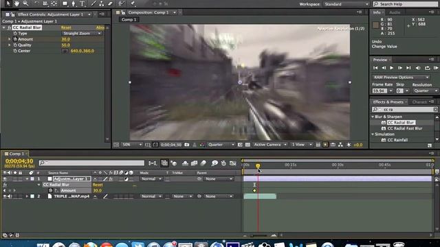 Adobe After Effects Radial Blur смотреть онлайн