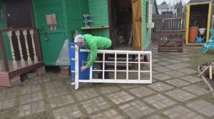 6 соток 28 марта 2025 года. 1 часть. Восстанавливаю шпалеру перголу.