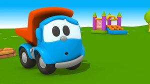 Грузовичок Лева - Развивающие мультики для малышей - Собираем грузика