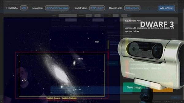 How to calculate the FOV of your Telescope? Stellarium vs Astronomy Tools #dwarf3 #smarttelescope