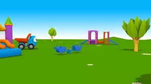 Мультики для детей - Малыш Грузовичок Лева собирает паровоз