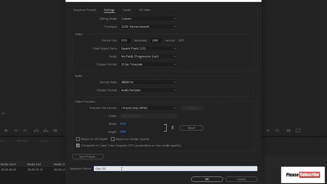 Sequence Settings - Adobe Premiere Pro CC ll Class 3 ll Hindi смотреть онлайн