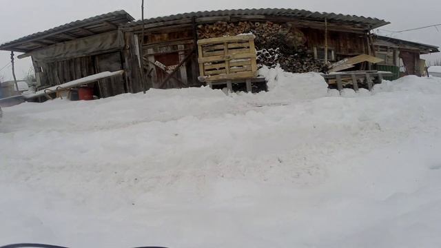 Испытание вездехода , в глубоком снегу. смотреть онлайн
