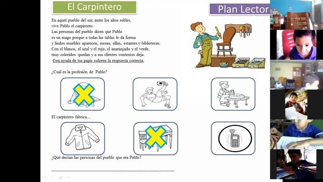 Clase de Plan Lector - El Carpintero - Miss Silvia смотреть онлайн