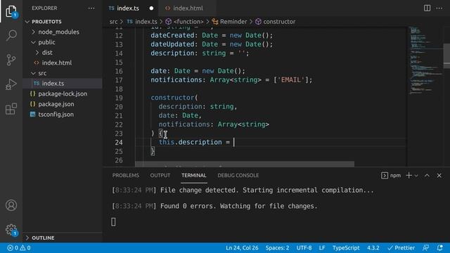 TypeScript - TODO List - C1U1A3 - Interfaces e Classes смотреть онлайн