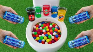 Мультики для малышей. Детский Эксперимент: Кока-Кола, Спрайт, Швепс и Ментос. Мультики для детей.