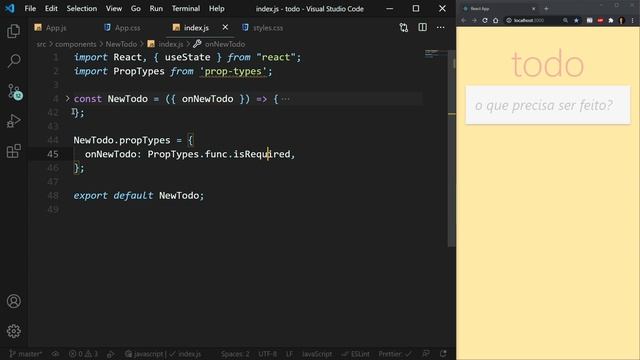 React Native - TODO - 0110 - Refatorando o projeto - Parte 2 смотреть онлайн