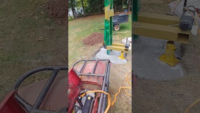 50 ft. Mast assembly - day one of testing 4" base section смотреть онлайн