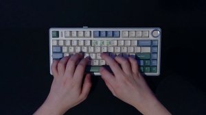 Звук механической клавиатуры Aula F75