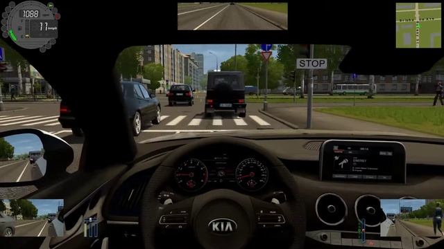 2018 Kia Stinger GT by TJ for City Car Driving 1 5 6 day смотреть онлайн