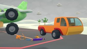 Грузовичок Лёва Развивающие мультики для детей. Самолёт в снегу!